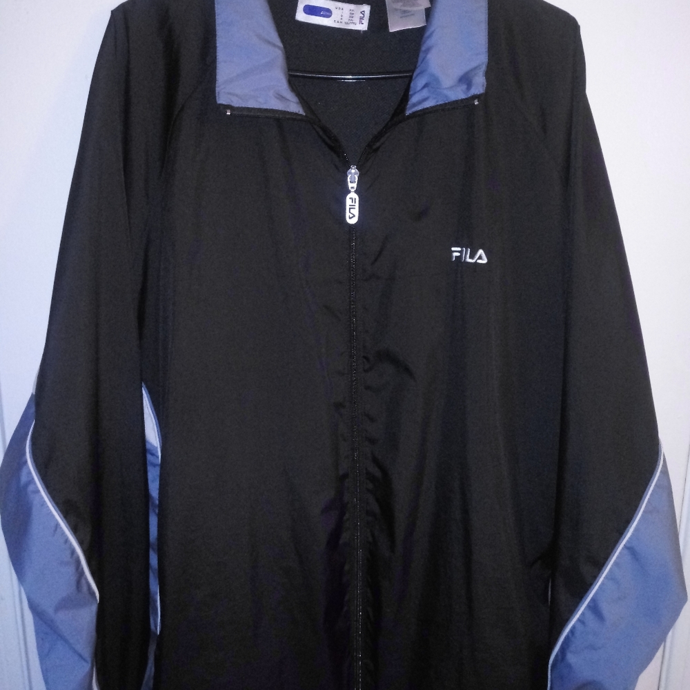 Mens fila wind breaker jogging suit